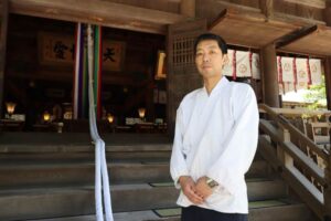 21日に加茂・青海神社春季例大祭 父の古川洸宮司の死去で古川修権禰宜が初めて祭主を務める