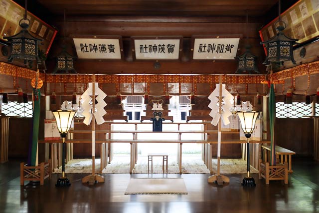 亡き父、古川洸宮司に代わって初めて春季例大祭の祭主を勤める古川修権禰宜