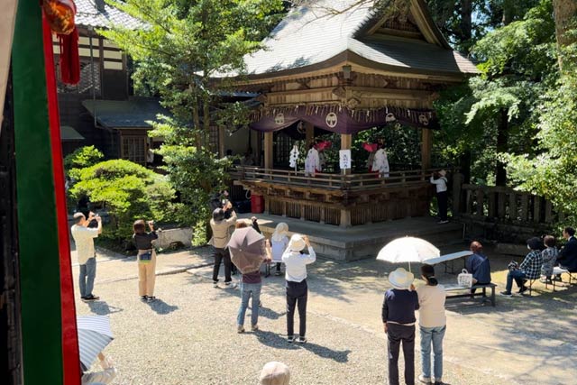 青海神社春季例大祭の太々神楽