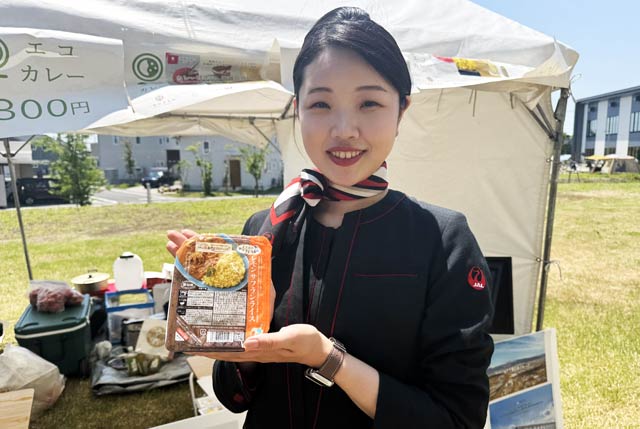 日本航空新潟支店のJALふるさとアンバサダー、新潟市秋葉区出身の長谷川さん