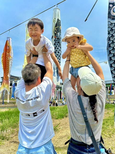 「加茂川鯉のぼり賞」の古屋雄太さんの作品