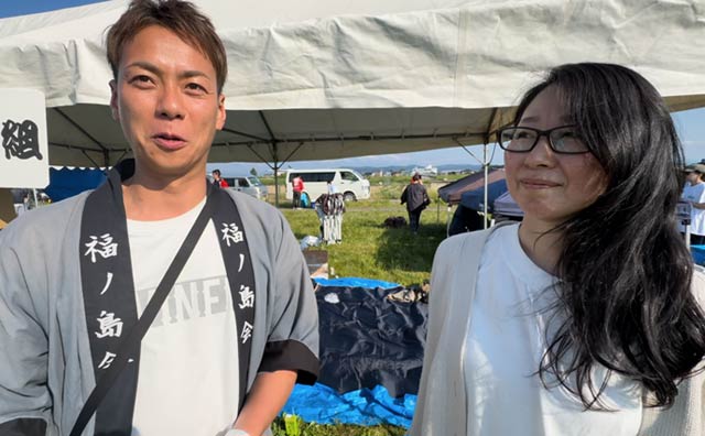 能登町から参加した2人