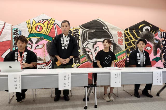 三条凧協会が「新潟フェス in 台湾」参加で記者会見