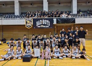 BADBOY’Sが第3回東北電力にいがた杯新潟県U12バスケットボール大会中越支部予選会で優勝