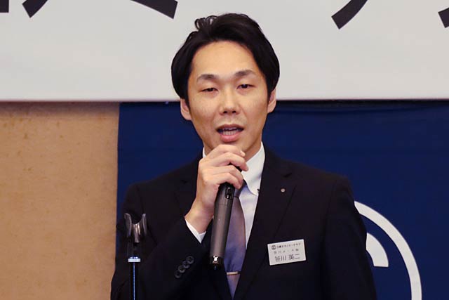 次年度会長に承認された笹川英二さん