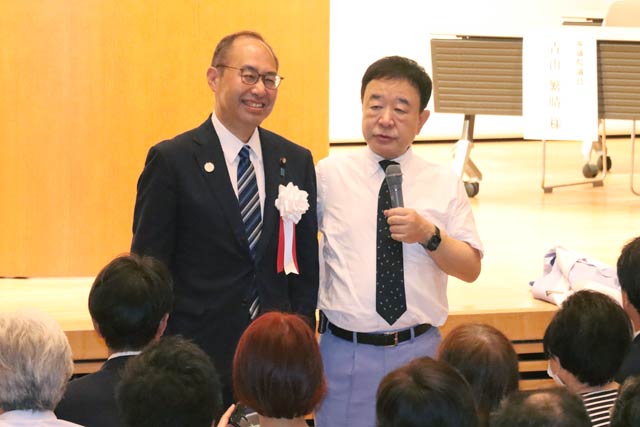 細田健一氏と青山繁晴氏