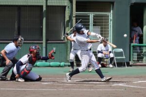 第10回大学野球サマーリーグの開幕戦 立教大vs新潟大