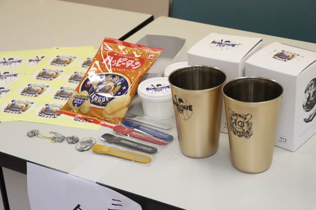 サマーリーグ×三条市立大学のコラボグッズ