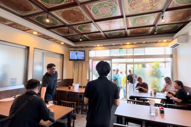 新しくなった店内のイメージは以前と大差ない