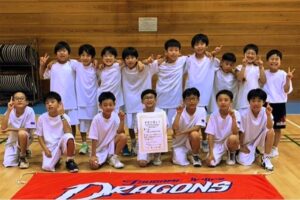 ミニバスの「燕ジュニアドラゴンズ」が中越支部予選会で優勝して県大会へ