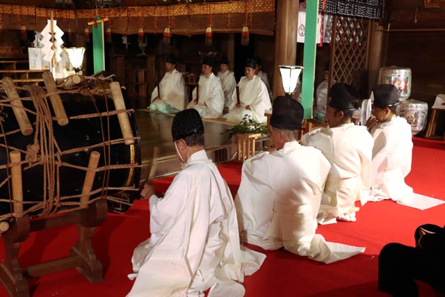 宵宮祭の神事