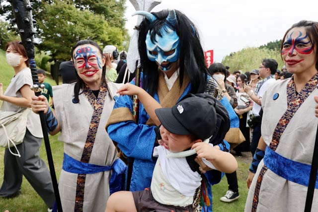 越後くがみ山 酒呑童子行列