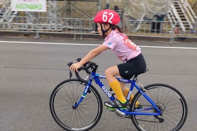 全国ジュニア自転車競技大会での渡邊さん