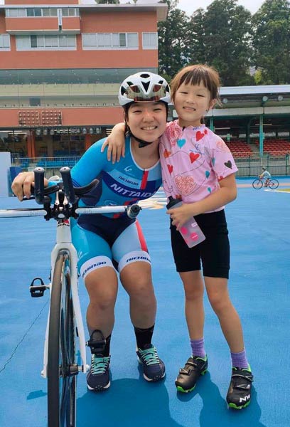 あこがれの水谷選手とのツーショット