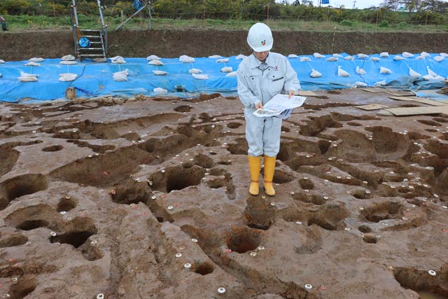 密集する遺構