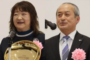 つばめ輝く女性表彰で上田佳澄さんと佐野プレス工業を表彰