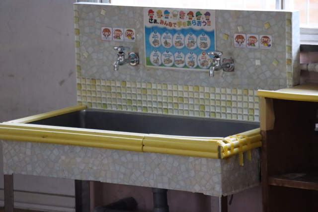 22、23日と一般開放している燕東幼稚園