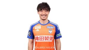 5日に燕市役所を訪問する島田譲選手