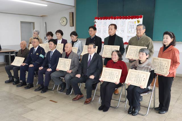 受賞者の記念撮影