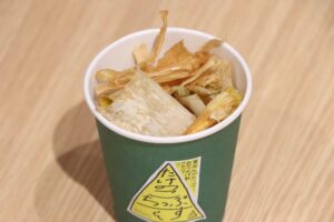 世界初？「たけのこちっぷす」完成 小学生のアイデアで2月1日から「道の駅たがみ」で100個限定販売