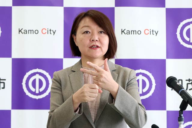 藤田加茂市長が定例記者会見