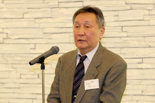 池浦理事長のあいさつ