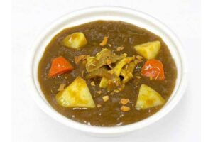 19日発売の「三条名物カレーラーメン　ガーリックチップ入り」