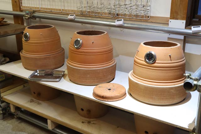 植木鉢で自作したオリジナルつぼ焼きいも器