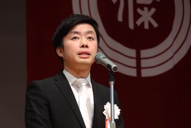 滝沢市長の式辞