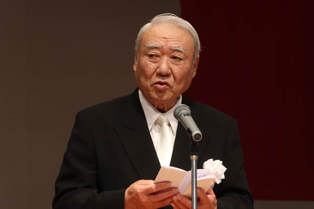 森山市議会議長の祝辞