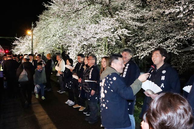 分水神輿会の木やり