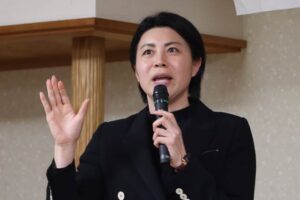 燕市吉田地区で中村真衣を囲む会 参院選に挑む中村氏の思いを聞く