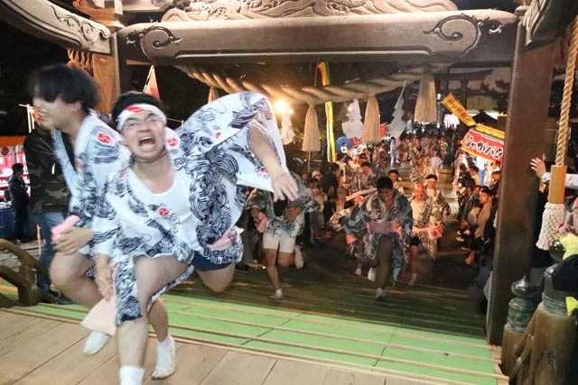 木場小路万灯組の舞い込み