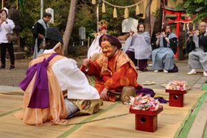 「燕春祭り」で燕市指定文化財「戸隠神社御神楽」を奉納