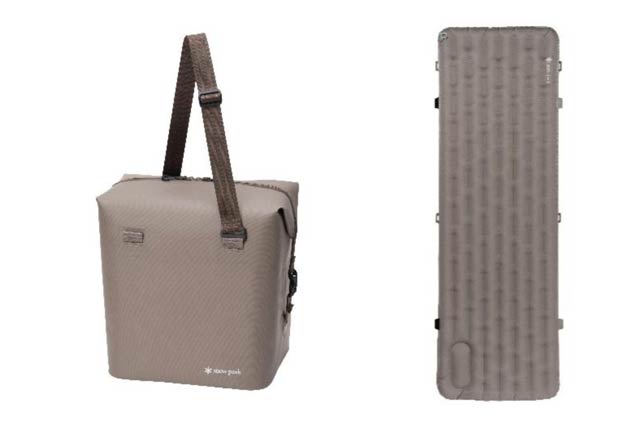 高い保冷性能を備えた「システム クーラー インナー 19」とコンパクト収納が可能な就寝用マット「コンパクトスリムマット」￥