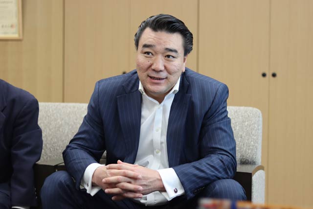 鈴木市長と歓談