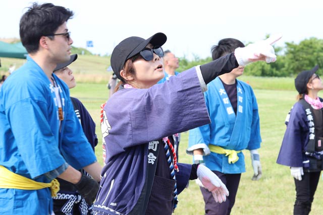 三条凧合戦1日目