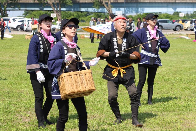 三条凧合戦1日目