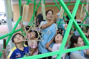 田上ならではの竹短冊に願いを込めて「田上七夕めぐり」