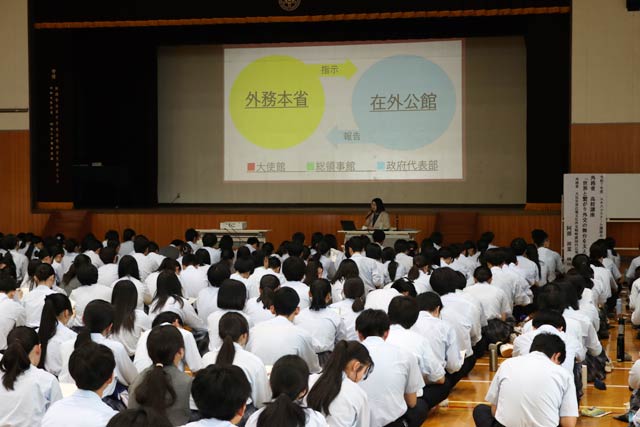 ユネスコスクールの活動の一環で講演会