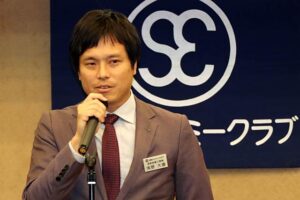 三条エコノミークラブの次年度会長に決まった浅野大喜さん