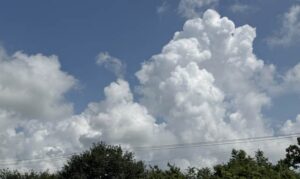 入道雲がもくもく