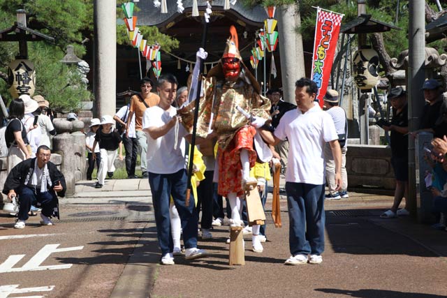 道祖神のてんぐ