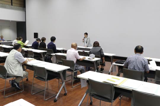 立候補予定者説明会