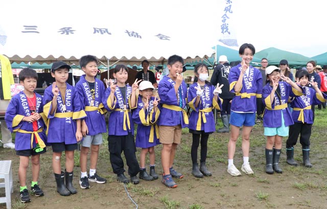 優勝したチームパープル