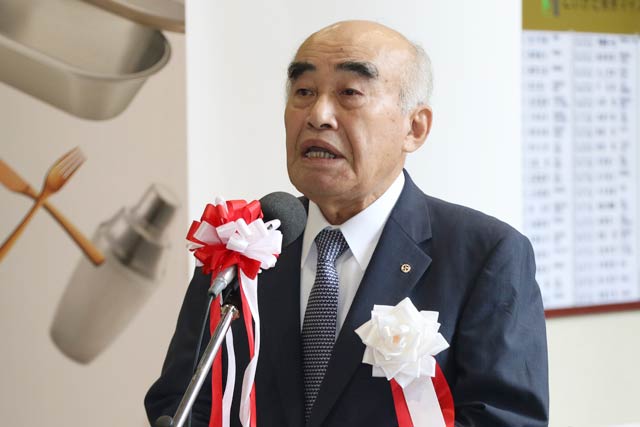 実行委員長の田野燕商議所会頭
