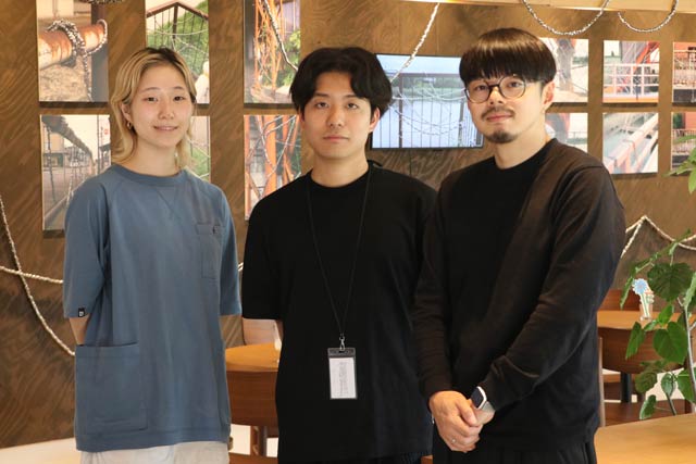 左からNacharaさん、土田啓太さん、シマダマサノリさん