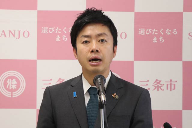 滝沢市長の定例記者会見