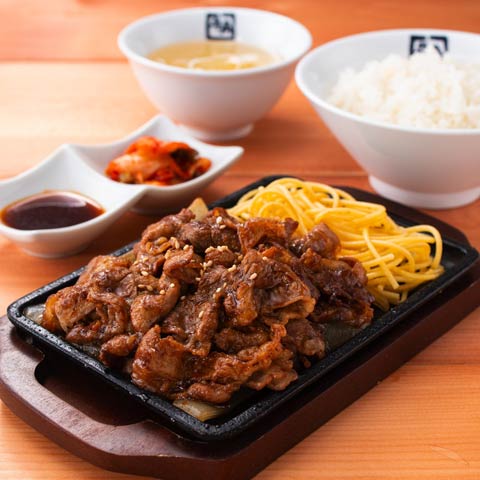 牛カルビ焼き定食