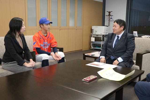 佐野市長と懇談